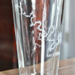 Load image into Gallery viewer, Lake Travis Map Engraved Glasses