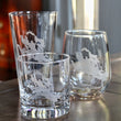 Load image into Gallery viewer, Lake Winnipesaukee Map Engraved Glasses
