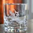 Load image into Gallery viewer, Lake Winnipesaukee Map Engraved Glasses