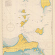 Load image into Gallery viewer, Lake Erie Islands Map (Sandusky Islands) Notecards (1946) 4.25"x5.5"