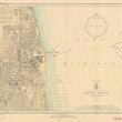 Load image into Gallery viewer, Lake Michigan - Kenosha Harbor Map - 1935