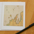 Load image into Gallery viewer, Lake Michigan - Manitou & Fox Islands Notecards (1927) 4.25"x5.5"