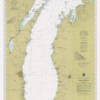 Load image into Gallery viewer, Lake Michigan Map - 1978