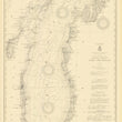 Load image into Gallery viewer, Lake Michigan Map - 1927