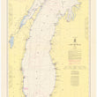 Load image into Gallery viewer, Lake Michigan Map - 1964