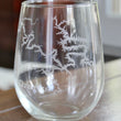 Load image into Gallery viewer, Lake of the Ozarks Map Engraved Glasses