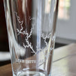 Load image into Gallery viewer, Lewis Smith Lake (AL) Map Engraved Glasses