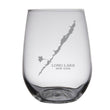 Load image into Gallery viewer, Long Lake (NY) Map Engraved Glasses
