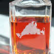 Load image into Gallery viewer, Martha's Vineyard Engraved Whiskey Decanter - 26oz Square Crystal Decanter with Stopper