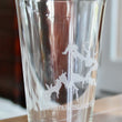 Load image into Gallery viewer, Mountain Island Lake (NC) Map Engraved Glasses
