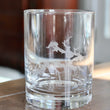 Load image into Gallery viewer, Mountain Island Lake (NC) Map Engraved Glasses