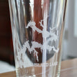 Load image into Gallery viewer, Mountain Island Lake (NC) Map Engraved Glasses