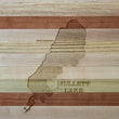 Load image into Gallery viewer, Mullet Lake, MI Map Engraved Wooden Serving Board & Bar Board