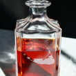 Load image into Gallery viewer, Nantucket Engraved Whiskey Decanter - 26oz Square Crystal Decanter with Stopper