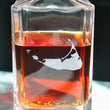 Load image into Gallery viewer, Nantucket Engraved Whiskey Decanter - 26oz Square Crystal Decanter with Stopper
