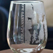 Load image into Gallery viewer, Narragansett Bay Map Engraved Glasses