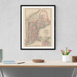 Load image into Gallery viewer, New England Map - 1879