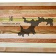 Load image into Gallery viewer, Norman Island Map Engraved Wooden Serving Board & Bar Board