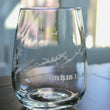 Load image into Gallery viewer, Norris Lake (TN) Map Engraved Glasses