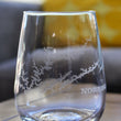 Load image into Gallery viewer, Norris Lake (TN) Map Engraved Glasses