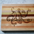 Load image into Gallery viewer, Octopus Engraved Wooden Serving Board & Bar Board