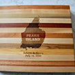 Load image into Gallery viewer, Peaks Island Map Engraved Wooden Serving Board & Bar Board