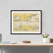 Load image into Gallery viewer, Pensacola to Bon Secour Bay Map - 1948