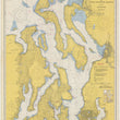 Load image into Gallery viewer, Puget Sound & Admiralty Inlet Map 1949