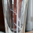 Load image into Gallery viewer, Randleman Lake (NC) Map Glasses