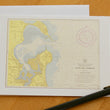 Load image into Gallery viewer, Scituate Harbor Notecards (1954) 4.25"x5.5"