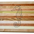 Load image into Gallery viewer, Seahorse Engraved Wooden Serving Board & Bar Board