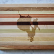 Load image into Gallery viewer, Sebago Lake Map Engraved Wooden Serving Board & Bar Board