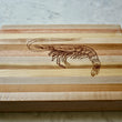 Load image into Gallery viewer, Shrimp Engraved Wooden Serving Board & Bar Board