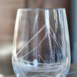 Load image into Gallery viewer, Skipjack Sailboat Engraved Glass