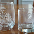 Load image into Gallery viewer, Snowy Owl Laser Engraved Glasses