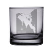 Load image into Gallery viewer, Sodus Bay Map Engraved Glasses