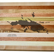 Load image into Gallery viewer, St Thomas Map Engraved Wooden Serving Board & Bar Board