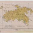 Load image into Gallery viewer, St. John Map (USVI) Notecards (1948) 4.25"x5.5"