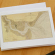 Load image into Gallery viewer, St. Simons Sound Notecards (1925) 4.25"x5.5"