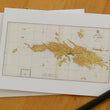 Load image into Gallery viewer, St. Thomas Map (USVI) Notecards (1946) 4.25"x5.5"