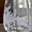 Load image into Gallery viewer, St Barthelemy (St Barts) Map Engraved Glasses
