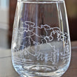 Load image into Gallery viewer, St. John Map Engraved Glasses - Line Design