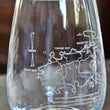 Load image into Gallery viewer, St. John Map Engraved Glasses - Line Design