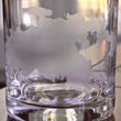 Load image into Gallery viewer, St. John Map Engraved Glasses - Silhouette Design