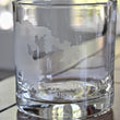 Load image into Gallery viewer, St. John Map Engraved Glasses - Silhouette Design