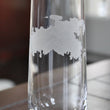 Load image into Gallery viewer, St. John Map Engraved Glasses - Silhouette Design