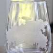 Load image into Gallery viewer, St. John Map Engraved Glasses - Silhouette Design