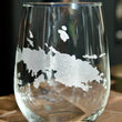 Load image into Gallery viewer, St. Thomas Map Engraved Glasses