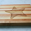 Load image into Gallery viewer, Starfish Engraved Wooden Serving Board & Bar Board