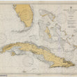 Load image into Gallery viewer, Straits of Florida Map - 1933